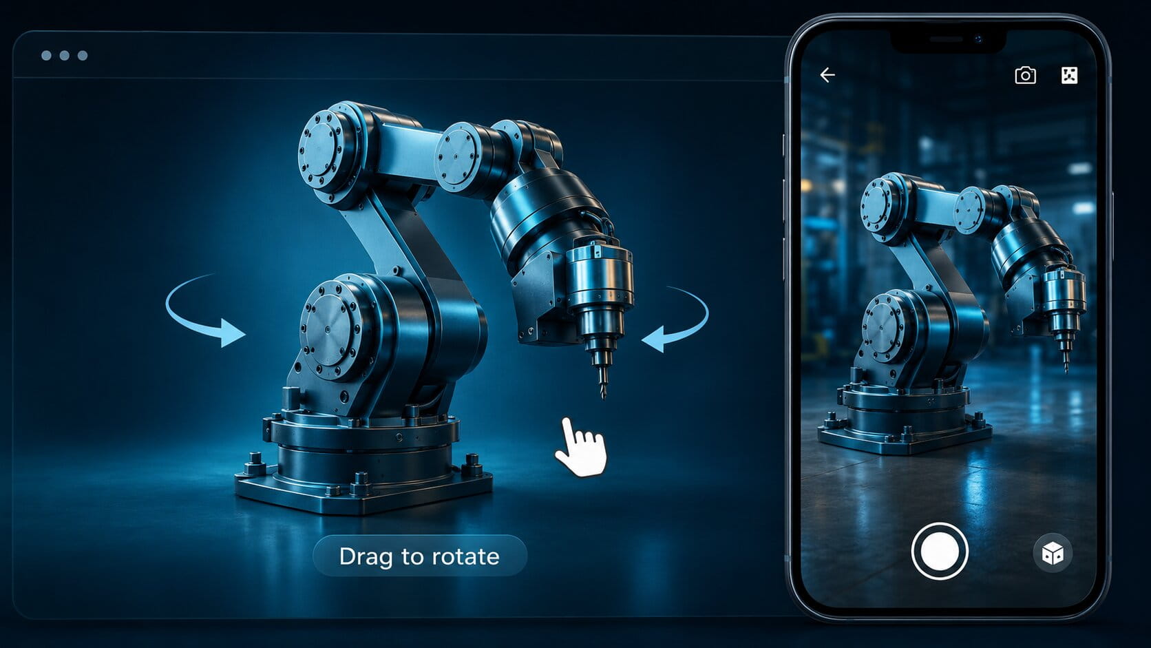 3D Interactive AR/VR Models visual